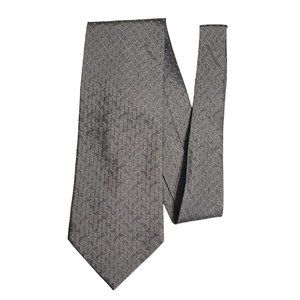 Croft & Barrow Brown with Tan & White Diamonds Silk Tie